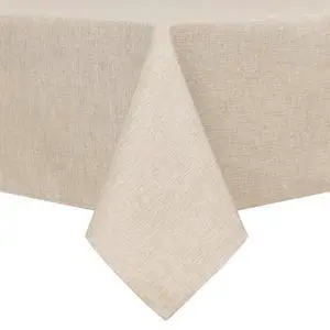 Faux Linen Polyester Rectangle Tablecloth - Wrinkle and Stain Resistant Washable Table Cloth for Kitchen Dining Room Holiday Table Cover for Party Dinner, Beige, 54 x 80 Inch Faux Linen Polyester Rectangle Tablecloth - Wrinkle and Stain Resistant Washable Table Cloth for Kitchen Dining Room Holiday Table Cover for Party Dinner, Beige, 54 x 80 Inch