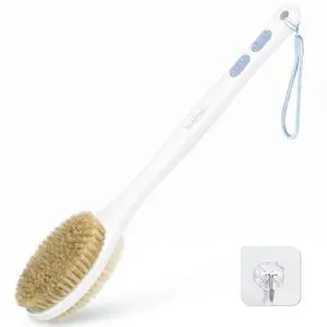 Back Scrubber for Shower with Long Handle, Blue Back Scrubber for Shower with Long Handle, Blue