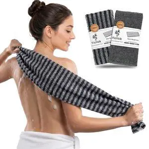 Exfoliating Washcloth Towel, Back Scrubber for Shower for Women, Exfoliating Body Scrubber, Loofah Sponge Wash Cloth, Korean Japanese Exfoliating Shower Towel, Exfoliator Washer for Bath Exfoliating Washcloth Towel, Back Scrubber for Shower for Women, Exfoliating Body Scrubber, Loofah Sponge Wash Cloth, Korean Japanese Exfoliating Shower Towel, Exfoliator Washer for Bath