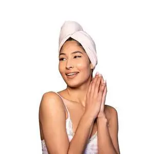T-Shirt Hair Plopping Towel for All Textures - Cotton Blend Water Absorption Turban with Secure Button - Moisture Gentle Styling and Setting Wrap - Pink T-Shirt Hair Plopping Towel for All Textures - Cotton Blend Water Absorption Turban with Secure Button - Moisture Gentle Styling and Setting Wrap - Pink