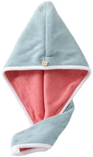 Microfiber Hair Towel, Hair Towel wrap for Women,Hair wrap Towels,Hair Turbans for Women Wet Hair, wrap for Kids (Pink and Green) 1pcs Microfiber Hair Towel, Hair Towel wrap for Women,Hair wrap Towels,Hair Turbans for Women Wet Hair, wrap for Kids (Pink and Green) 1pcs