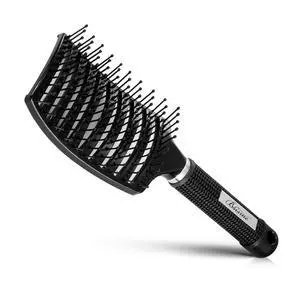Hair Brush, Professional Curved Vented Brush for Faster Blow Drying for Women, Men, Paddle Detangling Brush for Wet Dry Curly Thick Straight Hair Hair Brush, Professional Curved Vented Brush for Faster Blow Drying for Women, Men, Paddle Detangling Brush for Wet Dry Curly Thick Straight Hair