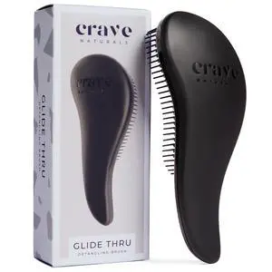 Glide Thru Detangling Brush, Detangler Brush for Curly, Straight, Wet and Dry Hair Comb for Adults and Kids, Hair Accessories for Women, Black Glide Thru Detangling Brush, Detangler Brush for Curly, Straight, Wet and Dry Hair Comb for Adults and Kids, Hair Accessories for Women, Black