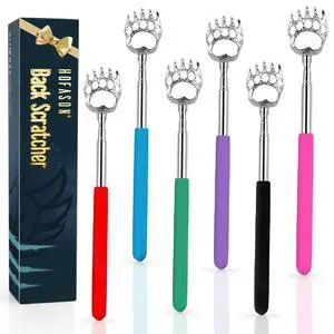 6 Pack Back Scratcher Fathers Day Dad Gifts, White Elephant Gifts for Adults, Stocking Stuffers for Men Women Teens, Prizes for Adults (Muti) 6 Pack Back Scratcher Fathers Day Dad Gifts, White Elephant Gifts for Adults, Stocking Stuffers for Men Women Teens, Prizes for Adults (Muti)