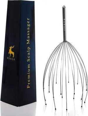 Head Massager Scalp Massager 20 Fingers Head Scratcher for Scalp Body Relaxing (Silvery) Head Massager Scalp Massager 20 Fingers Head Scratcher for Scalp Body Relaxing (Silvery)