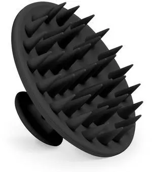 Silicone Scalp Massager Shampoo Brush, Scalp Brush for Hair Growth & Dandruff Removal, Hair Scrubber Scalp Stimulator Exfoliator Brush with Soft Bristles for Wet Dry Scalp Care (Black) Silicone Scalp Massager Shampoo Brush, Scalp Brush for Hair Growth & Dandruff Removal, Hair Scrubber Scalp Stimulator Exfoliator Brush with Soft Bristles for Wet Dry Scalp Care (Black)