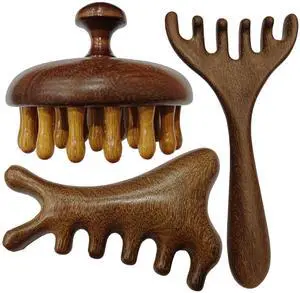 3PCS Multi-Functional Full Body Massager Tool Set for Head, Face, Nose, Eyes, Jaw, Neck, Arm, Shoulder, Leg, Feet, Wooden Scalp Massage Comb for Head, Gua Sha Brush for Women Men, Hair Growth Massage 3PCS Multi-Functional Full Body Massager Tool Set for Head, Face, Nose, Eyes, Jaw, Neck, Arm, Shoulder, Leg, Feet, Wooden Scalp Massage Comb for Head, Gua Sha Brush for Women Men, Hair Growth Massage