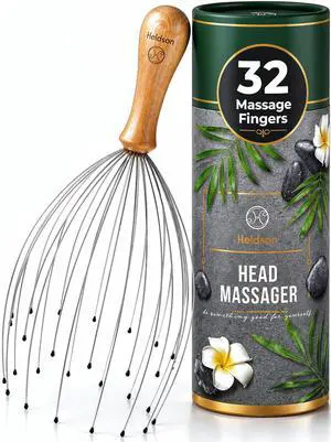 Premium Wire Head Massager Scalp Massager Tool - 32 Fingers Octopus Scratcher - Stress Relax Tickler - Hair Massagers Whisk - Headspa Equipment - Headscratcher Tickle Tools - Gift Men, Women Premium Wire Head Massager Scalp Massager Tool - 32 Fingers Octopus Scratcher - Stress Relax Tickler - Hair Massagers Whisk - Headspa Equipment - Headscratcher Tickle Tools - Gift Men, Women