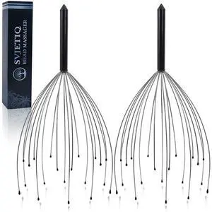 2 Pack Head Massager Scalp Massager 20 Fingers Handheld Scalp Scratcher Head Scratcher Stress Relax for Deep Relaxing, Christmas Gift Stocking Stuffers for Men Women Adults 2 Pack Head Massager Scalp Massager 20 Fingers Handheld Scalp Scratcher Head Scratcher Stress Relax for Deep Relaxing, Christmas Gift Stocking Stuffers for Men Women Adults