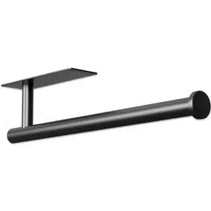 Paper Towel Holder, Improved Premium Paper Towel Holder Under Cabinet, Stainless Steel Paper Towel Holders Rack for Kitchen, Bathroom, Pantry, Fridge, Adhesive or Drilling, Black Paper Towel Holder, Improved Premium Paper Towel Holder Under Cabinet, Stainless Steel Paper Towel Holders Rack for Kitchen, Bathroom, Pantry, Fridge, Adhesive or Drilling, Black