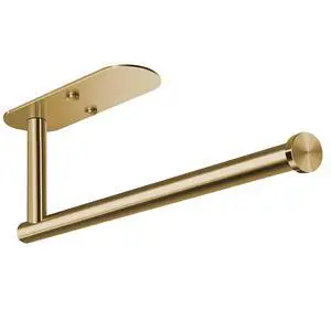 Adhesive Paper Towel Holder Under Cabinet Wall Mount for Kitchen Paper Towel, Paper Towel Roll Holder Stick to Wall, Stainless Steel (Gold) Adhesive Paper Towel Holder Under Cabinet Wall Mount for Kitchen Paper Towel, Paper Towel Roll Holder Stick to Wall, Stainless Steel (Gold)