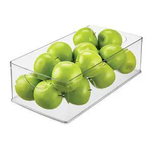 Stackable Clear Plastic Extra Long Storage Bin Stackable Clear Plastic Extra Long Storage Bin