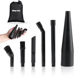 Micro Cleaning Nozzle Kit, 1-1/4" Detailed-Cleaning Attachments for Compact Wet Dry Shop Vacuum, Storage Bag Included, 6 Pieces Micro Cleaning Nozzle Kit, 1-1/4" Detailed-Cleaning Attachments for Compact Wet Dry Shop Vacuum, Storage Bag Included, 6 Pieces