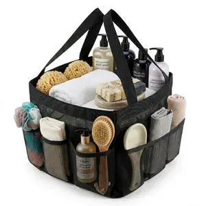 Mesh Shower Caddy Portable for College Dorm Room Essentials, 8-Pocket Quick Dry Hanging Shower Tote Bag with 2 Handles for Beach, Swimming, Gym, Travel Essentials Mesh Shower Caddy Portable for College Dorm Room Essentials, 8-Pocket Quick Dry Hanging Shower Tote Bag with 2 Handles for Beach, Swimming, Gym, Travel Essentials