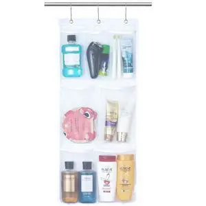 Cruise Essentials Shower Caddy Must-Have, 7 Pockets Hanging Bathroom Organizer with Quick-Dry Mesh, Portable Shower Bag to Storage Soap, Shampoo, for RVing, Travel, Camping, White, 1 Pack Cruise Essentials Shower Caddy Must-Have, 7 Pockets Hanging Bathroom Organizer with Quick-Dry Mesh, Portable Shower Bag to Storage Soap, Shampoo, for RVing, Travel, Camping, White, 1 Pack