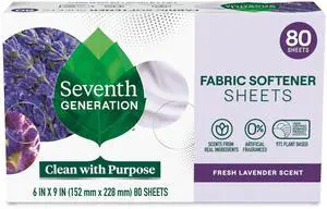 Dryer Sheets Laundry Fabric Softener, Fresh Lavender Scent, 80 Sheets Dryer Sheets Laundry Fabric Softener, Fresh Lavender Scent, 80 Sheets