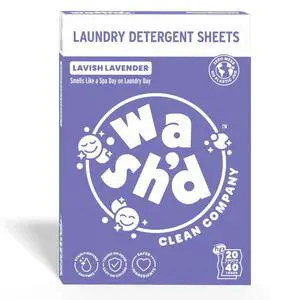 Laundry Detergent Sheets - 3 Enzymes, Skin Safe, Non-Toxic Clean Laundry Detergent Sheets - 3 Enzymes, Skin Safe, Non-Toxic Clean