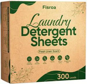 Travel Laundry Detergent Sheets 300 Loads Eco-friendly Washing Detergent Sheets Plastic-Free Washer Strips, Fresh Linen Scent Liquidless Laundry Strips for Camping Dorm Travel Laundry Detergent Sheets 300 Loads Eco-friendly Washing Detergent Sheets Plastic-Free Washer Strips, Fresh Linen Scent Liquidless Laundry Strips for Camping Dorm