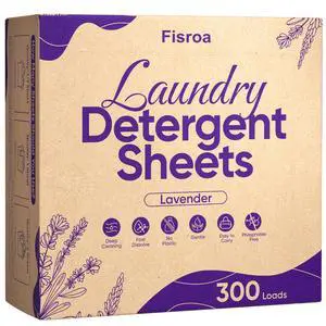 Lavender Laundry Detergent Sheets Travel Eco-friendly 300 Loads Clothes Washing Detergent Sheets Plastic-Free Washer Strips Liquidless Laundry Strips Tablet Lavender Laundry Detergent Sheets Travel Eco-friendly 300 Loads Clothes Washing Detergent Sheets Plastic-Free Washer Strips Liquidless Laundry Strips Tablet