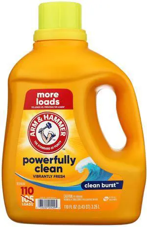 Clean Burst, 110 Loads Liquid Laundry Detergent, 110 fl oz Clean Burst, 110 Loads Liquid Laundry Detergent, 110 fl oz