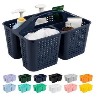 Portable Shower Caddy, Caddy Organizer with Handle, Plastic Shower Basket Hold Soap, Shampoo, Hair Supplies and Beauty Products, Cleaning Supplies Organizer for Home, Dorm, Shelf and Cabinet Portable Shower Caddy, Caddy Organizer with Handle, Plastic Shower Basket Hold Soap, Shampoo, Hair Supplies and Beauty Products, Cleaning Supplies Organizer for Home, Dorm, Shelf and Cabinet