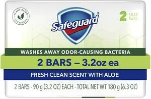 Micellar Deep Cleansing Bath Bar Soap, Washes Away 99 Percent of Bacteria, Leaves Skin Soft, Made with Plant Based Cleansers, Fresh Clean Scent with Aloe, 3.2 oz (2 Count) Micellar Deep Cleansing Bath Bar Soap, Washes Away 99 Percent of Bacteria, Leaves Skin Soft, Made with Plant Based Cleansers, Fresh Clean Scent with Aloe, 3.2 oz (2 Count)