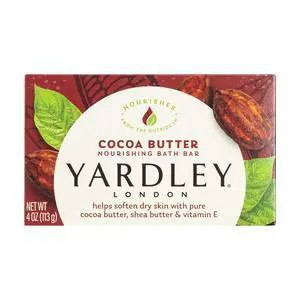 Nourishing Bath Soap Bar Cocoa Butter, Helps Soften Dry Skin with Pure Cocoa Butter, Shea Butter & Vitamin E, 4.0 oz Bath Bar, 1 Soap Bar Nourishing Bath Soap Bar Cocoa Butter, Helps Soften Dry Skin with Pure Cocoa Butter, Shea Butter & Vitamin E, 4.0 oz Bath Bar, 1 Soap Bar