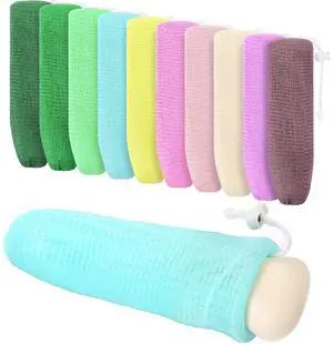 Mesh Soap Bar Loofah Exfoliating Mesh Soap Saver Bag Pouch Bubble Foam Net for Body Facial Shower Cleaning Tool(10 Pieces) Mesh Soap Bar Loofah Exfoliating Mesh Soap Saver Bag Pouch Bubble Foam Net for Body Facial Shower Cleaning Tool(10 Pieces)