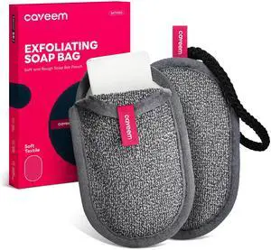 2 Pack Dual-Sided Softness Exfoliation Soap Pouch, Soap Saver Bag for Bar Soap, Soap Mesh Pocket Bar Holder for Washing Body, Soap Sack Sponge Bag for Shower Bath 2 Pack Dual-Sided Softness Exfoliation Soap Pouch, Soap Saver Bag for Bar Soap, Soap Mesh Pocket Bar Holder for Washing Body, Soap Sack Sponge Bag for Shower Bath