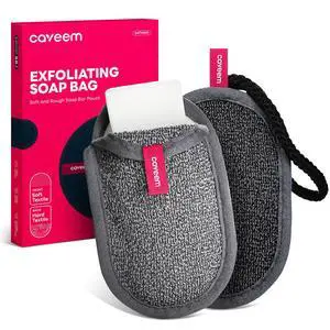 Soap Saver Bag, Rough and Soft Exfoliation Soap Pouch for Bar Soap, Soap Mesh Pocket Bar Holder for Washing Body, Soap Sack Sponge Bag for Shower Bath (2 Pack) Soap Saver Bag, Rough and Soft Exfoliation Soap Pouch for Bar Soap, Soap Mesh Pocket Bar Holder for Washing Body, Soap Sack Sponge Bag for Shower Bath (2 Pack)