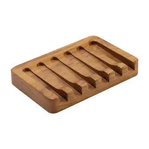 Soap Dish with Slanted Waterfall Design , Bar Soap Holder Teak Wood, Soap Saver for Shower, Bathroom, Sink, Kitchen and Countertop Soap Dish with Slanted Waterfall Design , Bar Soap Holder Teak Wood, Soap Saver for Shower, Bathroom, Sink, Kitchen and Countertop