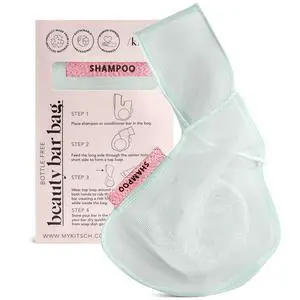 Patented Mesh Soap Bag for Shampoo and Conditioner Bars - Mint Patented Mesh Soap Bag for Shampoo and Conditioner Bars - Mint