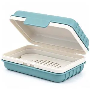 Travel Bar Soap Dish Holder for Shower, Soap Case with Lid, Portable Soap Box with Drainage Tray for Bathroom, Gym, Hiking, Outdoor, Camping Essentials Travel Bar Soap Dish Holder for Shower, Soap Case with Lid, Portable Soap Box with Drainage Tray for Bathroom, Gym, Hiking, Outdoor, Camping Essentials