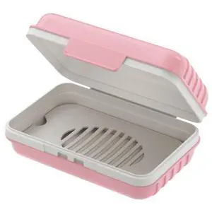Leakproof Bar Soap Holder Dish with Lid for Shower, Portable 1 Pack Travel Soap Case Box for Gym, Camping, Hiking, Outdoor Use, Travel Size Toiletries Essentials, Keeps Soap Dry, Pink Leakproof Bar Soap Holder Dish with Lid for Shower, Portable 1 Pack Travel Soap Case Box for Gym, Camping, Hiking, Outdoor Use, Travel Size Toiletries Essentials, Keeps Soap Dry, Pink