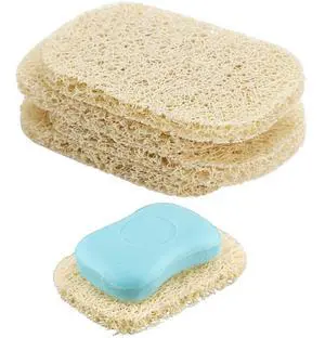 4 Pack Beige Soap Saver Holder Draining Soap Lift Pads for Shower Kitchen 2.9" x 4.5" PVC Non-BPA Non-Slip Durable 4 Pack Beige Soap Saver Holder Draining Soap Lift Pads for Shower Kitchen 2.9" x 4.5" PVC Non-BPA Non-Slip Durable