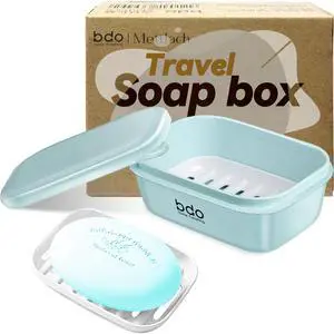 Travel Soap Case with Lid,Leakproof Soap Holder with Drainage Layer, Travel Essentials Soap Containers, Portable Soap Bar Dish for Camping, Gym, Bathroom,Kitchen,Dormitory,Hotel(Green) Travel Soap Case with Lid,Leakproof Soap Holder with Drainage Layer, Travel Essentials Soap Containers, Portable Soap Bar Dish for Camping, Gym, Bathroom,Kitchen,Dormitory,Hotel(Green)