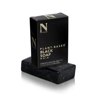 Black Bar Soap - Gentle Moisturizing Soap Bar - Anti Acne and Blemishes - Moisturizing, Pore Cleanser - Natural African Body Wash - 5 oz Black Bar Soap - Gentle Moisturizing Soap Bar - Anti Acne and Blemishes - Moisturizing, Pore Cleanser - Natural African Body Wash - 5 oz