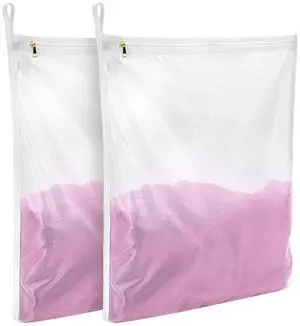 Delicates Laundry Bags, Fine Mesh Wash Bag for Lingerie, Underwear, Bra, Silk, Socks with Hanging Loop Delicates Laundry Bags, Fine Mesh Wash Bag for Lingerie, Underwear, Bra, Silk, Socks with Hanging Loop