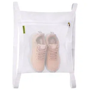 Sneaker Wash & Dry Net Bag for Dryer,15.7x13.8 Inch Large HoneyComber Mesh Bags with Zipper and Strap for Shoes, Clothing, Laundry Reused Bag Tool (Large) (white) Sneaker Wash & Dry Net Bag for Dryer,15.7x13.8 Inch Large HoneyComber Mesh Bags with Zipper and Strap for Shoes, Clothing, Laundry Reused Bag Tool (Large) (white)