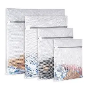 4Pcs Durable Honeycomb Mesh Laundry Bags for Delicates Reusable Wash Bag(1XX-Large 24 x 24 Inches,1X-Large 20 x 24 Inches,1 Large 16 x 20 Inches, 1 Medium 12 x 16 Inches) 4Pcs Durable Honeycomb Mesh Laundry Bags for Delicates Reusable Wash Bag(1XX-Large 24 x 24 Inches,1X-Large 20 x 24 Inches,1 Large 16 x 20 Inches, 1 Medium 12 x 16 Inches)