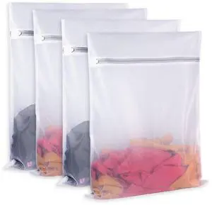 Laundry Bags Mesh Wash Bags,delicate laundry bag for College,Dorm,Storage(16 x20 inch),4Pcs Laundry Bags Mesh Wash Bags,delicate laundry bag for College,Dorm,Storage(16 x20 inch),4Pcs