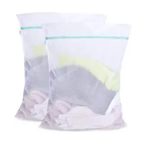 Mesh Laundry Bag for Delicates 2 Pack Garment Wash Bag 24 x 32 inch Zippered Large Washing Machine Bags for Sweater Dirty Clothes Washer College Dorm Organizer Don't Drying, Melting 140-176 Mesh Laundry Bag for Delicates 2 Pack Garment Wash Bag 24 x 32 inch Zippered Large Washing Machine Bags for Sweater Dirty Clothes Washer College Dorm Organizer Don't Drying, Melting 140-176