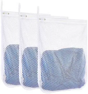 3 pcs Durable Honeycomb Mesh Laundry Bags for Delicates 12" x 15" (3 Medium) 3 pcs Durable Honeycomb Mesh Laundry Bags for Delicates 12" x 15" (3 Medium)