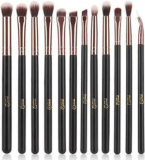 Eye Makeup Brushes 12pcs Rose Gold Eyeshadow Makeup Brushes Set with Soft Synthetic Hairs & Real Wood Handle for Eyeshadow, Eyebrow, Eyeliner, Blending(without bag) Eye Makeup Brushes 12pcs Rose Gold Eyeshadow Makeup Brushes Set with Soft Synthetic Hairs & Real Wood Handle for Eyeshadow, Eyebrow, Eyeliner, Blending(without bag)