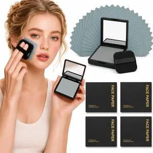 Oil Blotting Sheets for Face, 500 Pcs Blotting Papers for face with Mirror, Puff and Refill Pack, Rapidly absorb excess oils Makeup Friendly for Women with Oily Skin (Light Gray and Odorless) Oil Blotting Sheets for Face, 500 Pcs Blotting Papers for face with Mirror, Puff and Refill Pack, Rapidly absorb excess oils Makeup Friendly for Women with Oily Skin (Light Gray and Odorless)