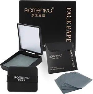Oil Blotting Sheets for Face - 500 Sheets with Mirror & Puff | Super Absorbent Oil Control Film for Work, Gym & Events | Makeup-Friendly, Natural Blotting Papers for Oily Skin | Women, Men & Teens Oil Blotting Sheets for Face - 500 Sheets with Mirror & Puff | Super Absorbent Oil Control Film for Work, Gym & Events | Makeup-Friendly, Natural Blotting Papers for Oily Skin | Women, Men & Teens