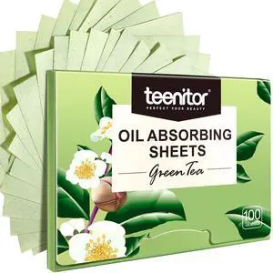 Oil Blotting Sheets for Face, 100 Sheets Green Tea Oil Absorbing Tissues Paper, Large 10cmx7cm Oil Blotters Oil Blotting Sheets for Face, 100 Sheets Green Tea Oil Absorbing Tissues Paper, Large 10cmx7cm Oil Blotters