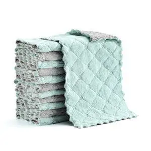 Microfiber Cleaning Cloth, Kitchen Towels, Double-Sided Microfiber Towel Lint Free Highly Absorbent Multi-Purpose Dust and Dirty Cleaning Supplies for Kitchen Car Cleaning. Pack of 12 Microfiber Cleaning Cloth, Kitchen Towels, Double-Sided Microfiber Towel Lint Free Highly Absorbent Multi-Purpose Dust and Dirty Cleaning Supplies for Kitchen Car Cleaning. Pack of 12
