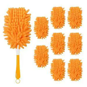 8 Pack Reusable Duster Refill Compatible with Swiffer Hand Duster, 360 Heavy Duty Duster Refills for Cleaning, Office, Ceiling Fan (Handle is Not Included) 8 Pack Reusable Duster Refill Compatible with Swiffer Hand Duster, 360 Heavy Duty Duster Refills for Cleaning, Office, Ceiling Fan (Handle is Not Included)