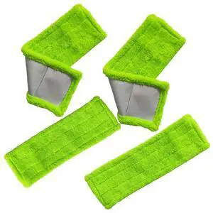 4 Pack Reusable Mop Pads Compatible with 3M Scotch-Brite M-005 Floor Mops, Microfiber Hardwood Floor Mop Pads Wet or Dry Use mop,Fit for Folding mop 15in*3.9in mop Head 4 Pack Reusable Mop Pads Compatible with 3M Scotch-Brite M-005 Floor Mops, Microfiber Hardwood Floor Mop Pads Wet or Dry Use mop,Fit for Folding mop 15in*3.9in mop Head